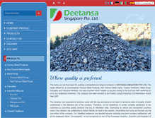 Tablet Screenshot of deetansa.net